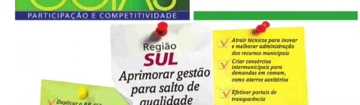 Agenda Goiás – Região Sul